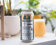 Load image into Gallery viewer, Gold Top, I'm Home - Track Brewing Co X Overtone Brewing Co - Gold Top Honey DIPA, 8.5%, 440ml Can
