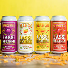 Load image into Gallery viewer, Alcohol Free Mango Lassi Heathen - Northern Monk - Alcohol Free Mango Lassi IPA, 0.5%, 440ml Can
