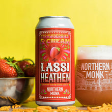 Load image into Gallery viewer, Strawberries &amp; Cream Lassi Heathen - Northern Monk - Strawberries &amp; Cream Lassi Session IPA, 4.7%, 440ml Can
