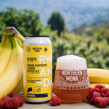 Load image into Gallery viewer, OFS079 - Northern Monk X Kweza Brewery - Banana Raspberry Jasmine Fruited Ale, 5.5%, 440ml Can
