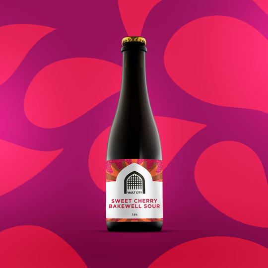 Sweet Cherry Bakewell Sour - Vault City - Sweet Cherry Bakewell Sour, 7.5%, 375ml Bottle