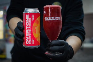 Dragons Awake - Overtone Brewing Co - Red Dragonfruit, Mango & Tayberry Sour, 5.5%, 440ml Can