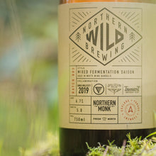 Load image into Gallery viewer, Northern Wild Brewing Batch 003 - Northern Monk X Homes Brewery X Speciation Ales X Transient Artisan Ales - White Wine Barrel Aged Mixed Fermentation Saison, 6.7%, 750ml Sharing Bottle
