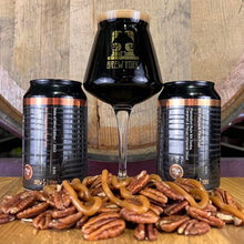 Load image into Gallery viewer, Plantation Rum BA Flatpack Fika Fuel - Brew York - Plantation Rum BA Tonka, Caramel &amp; Pecan Imperial Stout, 9.5%, 330ml Can
