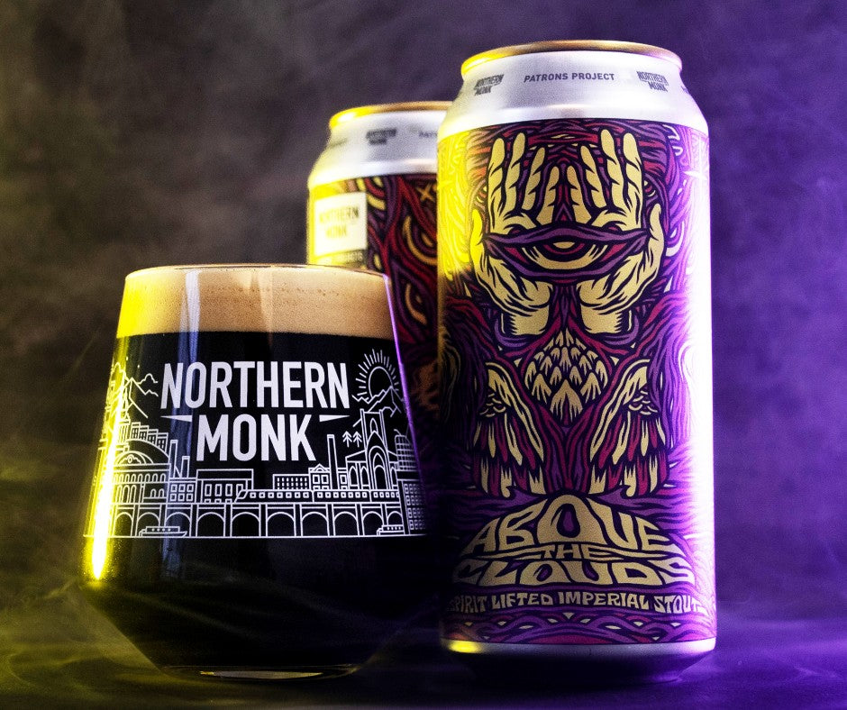 24.07 Above The Clouds - Northern Monk - Bourbon Barrel Aged Imperial Stout, 14%, 440ml Can