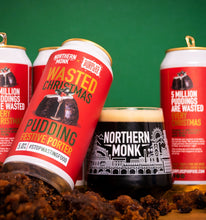 Load image into Gallery viewer, Wasted Christmas 2022 - Northern Monk X Surplus To Purpose - Christmas Pudding Festive Porter, 5%, 440ml Can
