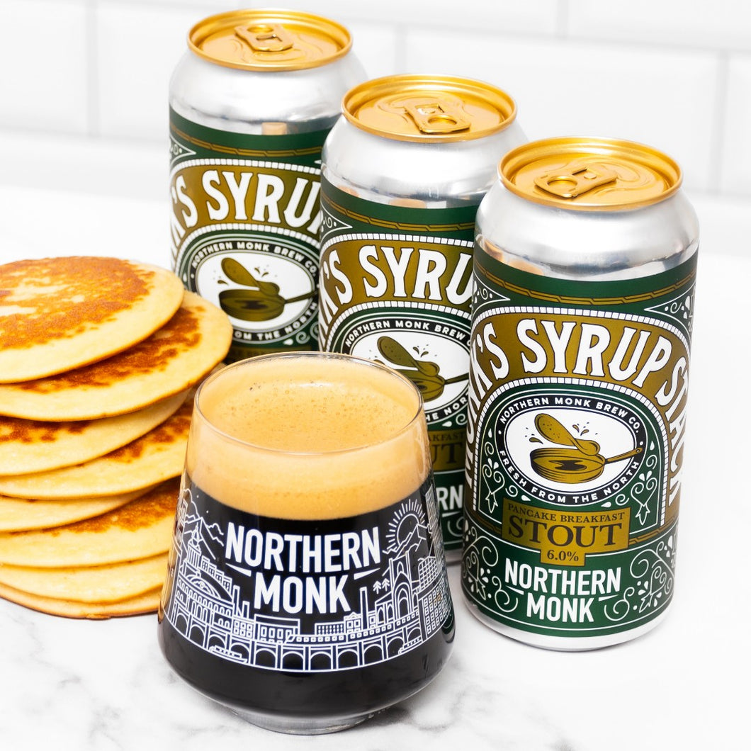 Monk's Syrup Stack - Northern Monk - Canadian Pancake Breakfast Stout, 6%, 440ml Can