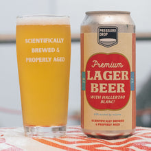 Load image into Gallery viewer, Premium Lager Beer - Pressure Drop - Premium Lager Beer, 4.5%, 440ml Can
