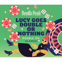 Load image into Gallery viewer, Lucy Goes Double Or Nothing - Devil's Peak X Fierce Beer - DIPA, 8.5%, 440ml Can
