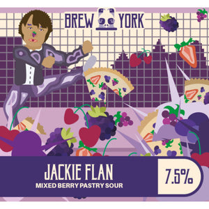 Jackie Flan - Brew York - Mixed Berry Pastry Sour, 7.5%, 440ml Can