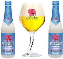 Load image into Gallery viewer, Delirium Tremens Gift Set - Brouwerij Huyghe (Delirium) - Belgian Strong Ale, 8.5%, 4x330ml Bottles &amp; Glass Gift Set
