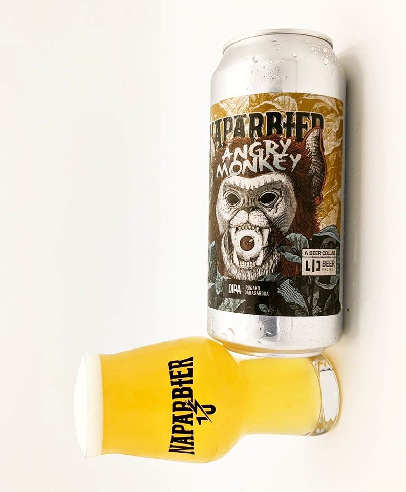 Angry Monkey - Naparbier X LIC Beer Project, DIPA, 8%, 440ml