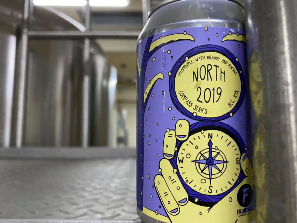 North 2019 - Brouwerij Frontaal - Quadrupel with Brandy & Raisins, 10%, 330ml Can