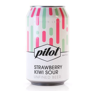 Strawberry Kiwi Sour - Pilot Beer - Strawberry Kiwi Sour, 4.1%, 330ml Can