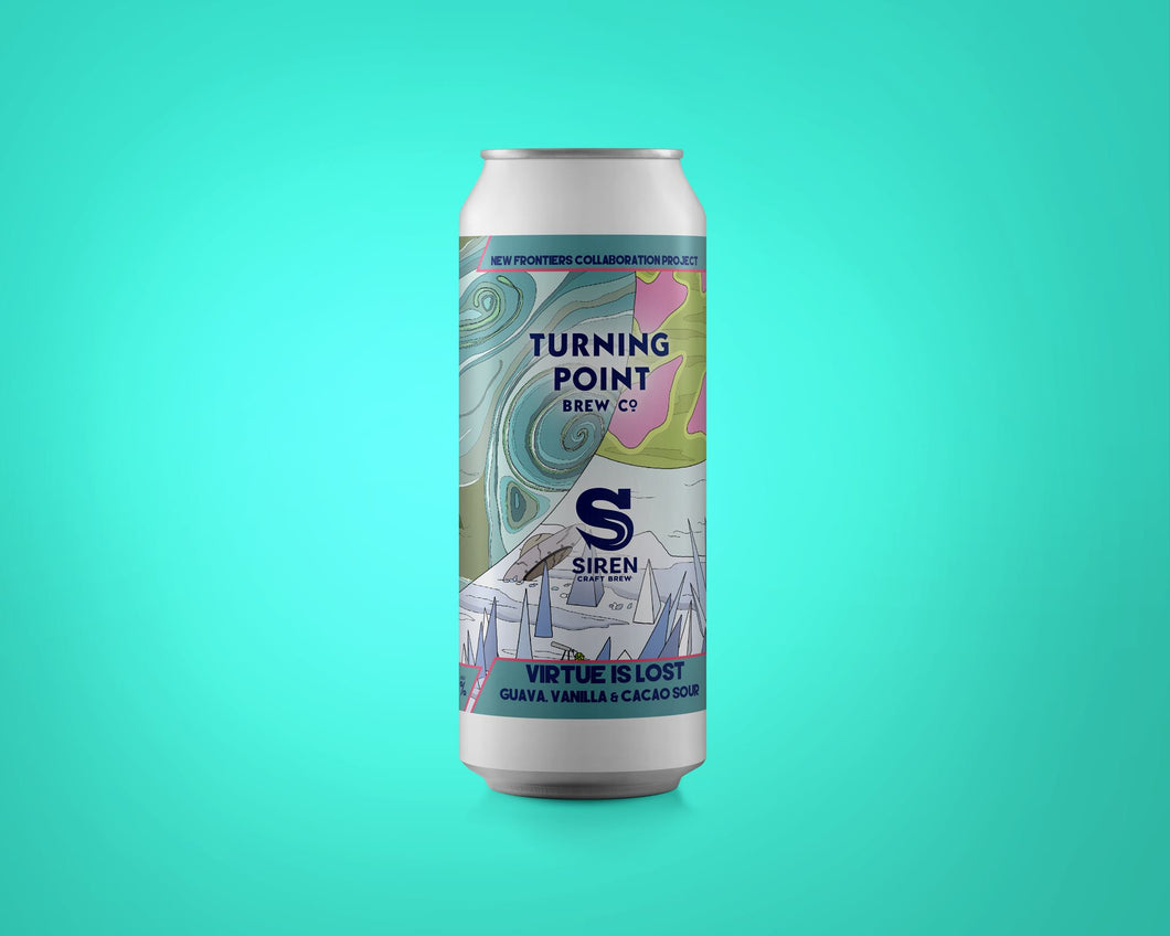 Virtue Is Lost - Turning Point Brew Co X Siren Craft Brew - Guava, Vanilla & Cacao Sour, 5.3%, 440ml
