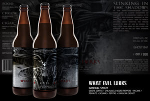 What Evil Lurks Ghost 841 - Adroit Theory - Mexican Mole Imperial Stout , 15%, 650ml Sharing Beer Bottle