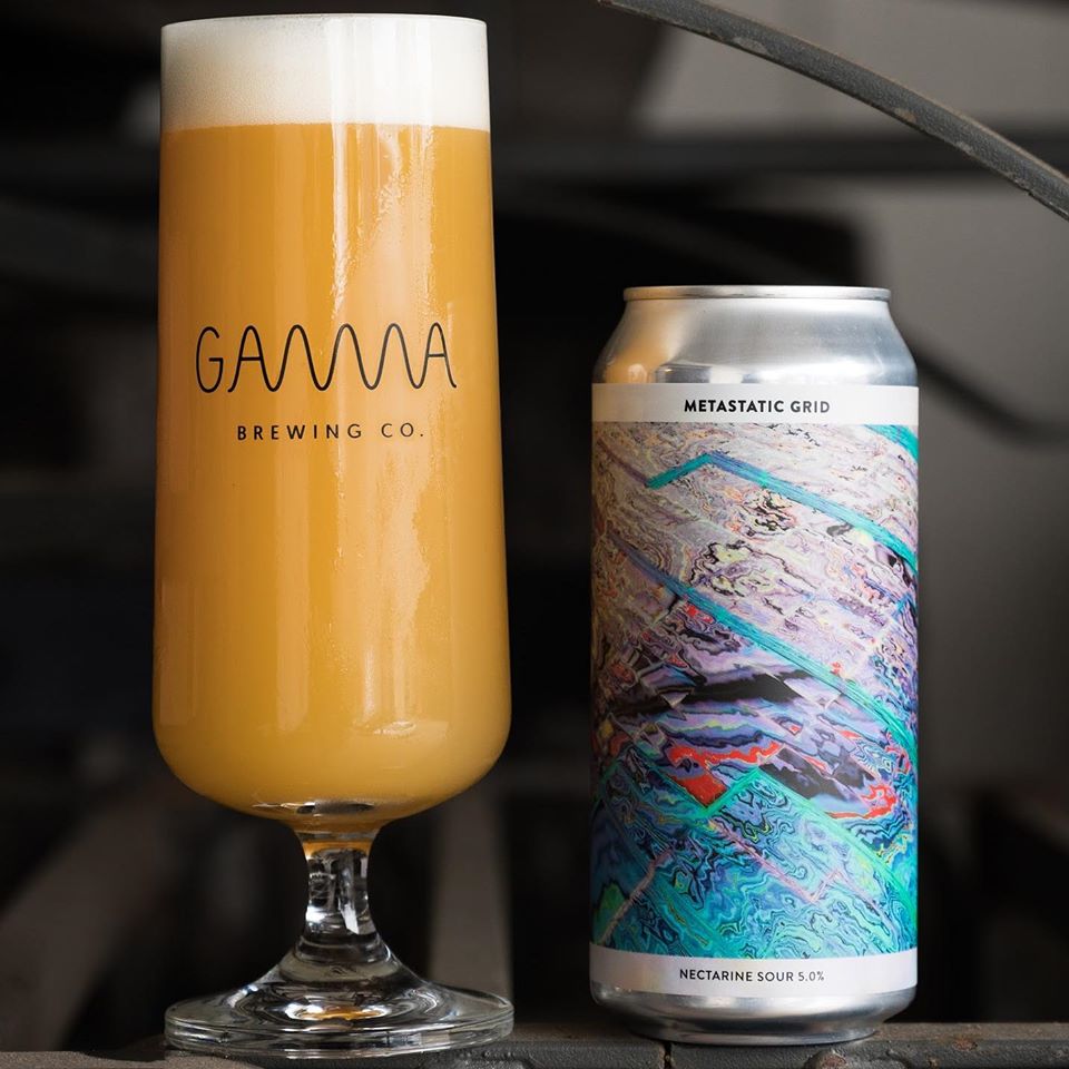 Metastatic Grid - Gamma Brewing Co - Nectarine Sour, 5%, 440ml Can