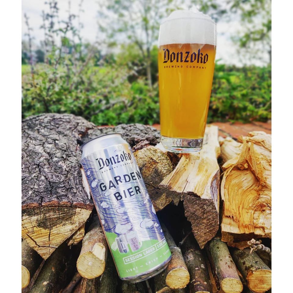 Garden Bier - Donzoko Brewing Co - Session Lager, 3.8%, 500ml Can