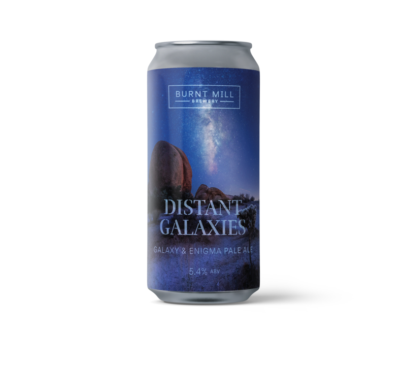 Distant Galaxies - Burnt Mill - Galaxy & Enigma Pale, 5.4%, 440ml Can