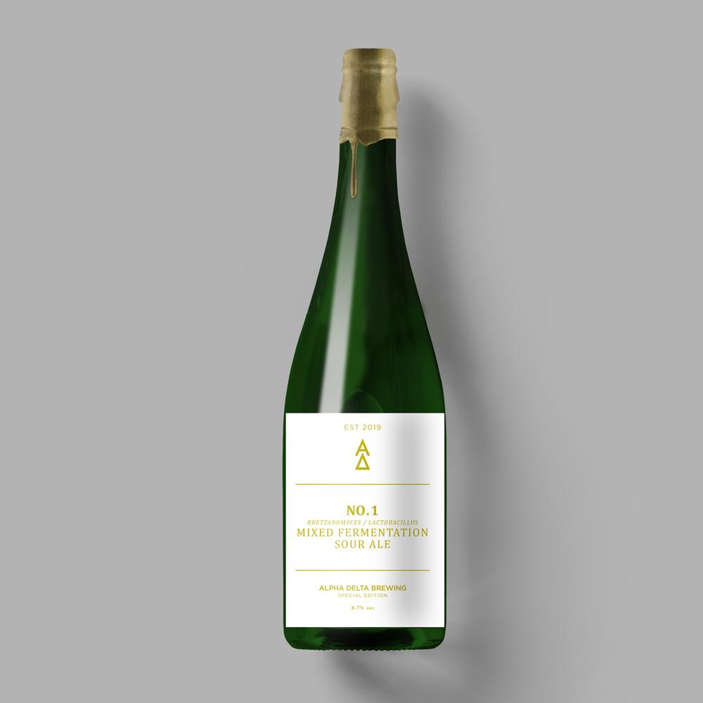 No.1 - Alpha Delta Brewing - Mixed Fermentation Sour Ale, 8.7%, 750ml Sharing Bottle