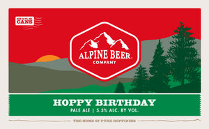 Hoppy Birthday - Alpine Beer - Pale Ale, 5.3%, 335ml Can