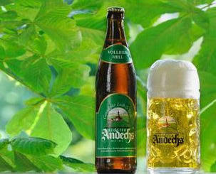 Andechser Hell - Klosterbrauerei Andechs - Helles Lager, 4.8%, 500ml Bottle
