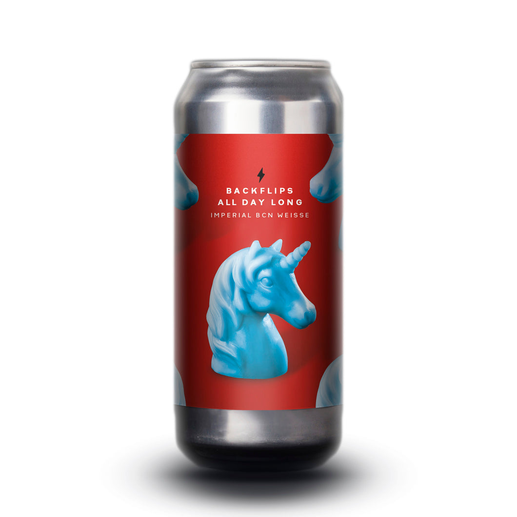 Backflips All Day Long - Garage Beer Co - Imperial Barcelona Weisse with Cherry, Raspberry, Chocolate & Vanilla, 7.7%, 440ml Can