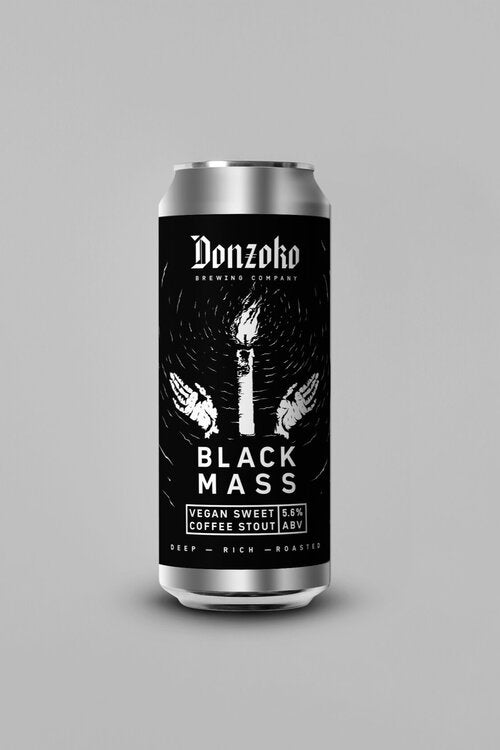 Black Mass - Donzoko Brewing Co - Vegan Sweet Coffee Stout, 5.6%, 440ml