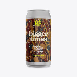 Bigger Times - Ridgeside Brewery - Strawberry & Apricot Sour IPA, 6.5%, 440ml Can