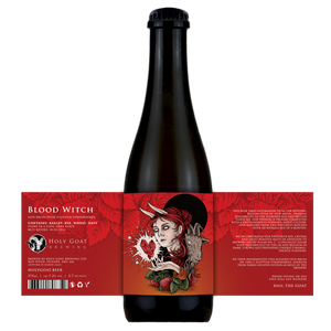 Blood Witch - Holy Goat Brewing - Oud Bruin with Scottish strawberries, 7.2%, 375ml Bottle