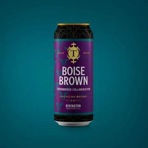 Boise Brown - Thornbridge Brewery X Rivington Brewing Co - American Brown, 6.5%, 440ml Can