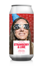 Load image into Gallery viewer, 7th Birthday Soda - Cloudwater - Strawbeery &amp; Lime Soda, 0%, 440ml Can
