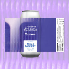 Load image into Gallery viewer, Yuzu &amp; Earl Grey Soda - Cloudwater X Nanban - Yuzu &amp; Earl Grey Soft Drink, 0%, 440ml Can
