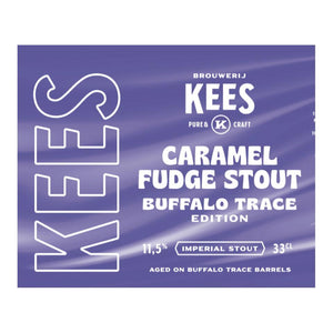 Caramel Fudge Stout Buffalo Trace Barrel Aged Edition - Brouwerij Kees - Buffalo Trace Barrel Aged Imperial Caramel Fudge Stout, 11.5%, 330ml Can