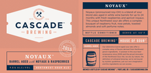 Load image into Gallery viewer, Noyaux - Cascade Brewing - Barrel Aged Blond Ales with Noyaux &amp; Raspberries, 8.3%, 750ml Sharing Bottles
