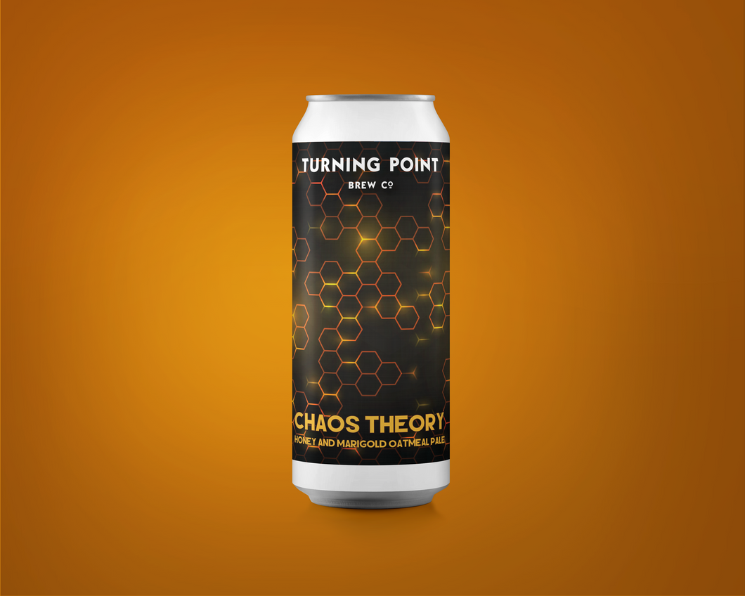 Chaos Theory - Turning Point Brew Co - Honey & Marigold Oatmeal Pale, 5%, 440ml Can