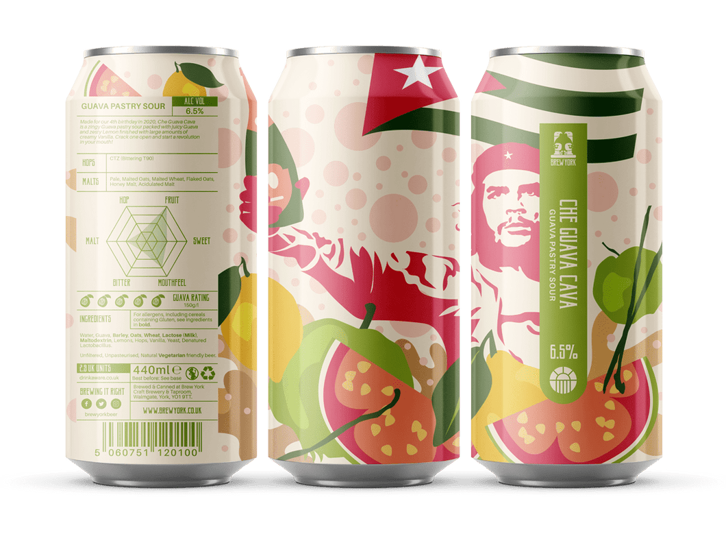 Che Guave Cava - Brew York - Guava Pastry Sour, 6.5%, 440ml Can