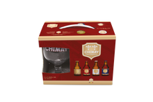 Load image into Gallery viewer, Chimay Gift Set - Bières de Chimay - Belgian Ales, 4x330ml Bottle &amp; Glass Gift Set
