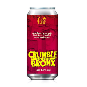 Crumble in the Bronx - Ridgeside Brewery - Raspberry, Blackcurrant, Apple and Custard Sour, 4.8%, 440ml Can