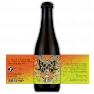Citrus Crusher - Holy Goat Brewing - Golden Sour with Lemons, Mandarins & Oranges, 7%, 375ml Bottle