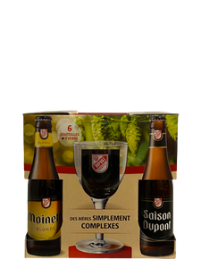 Saison Dupont Gift Set - Brasserie Dupont - Belgian Ales, 6x330ml Bottles & 1x Glass