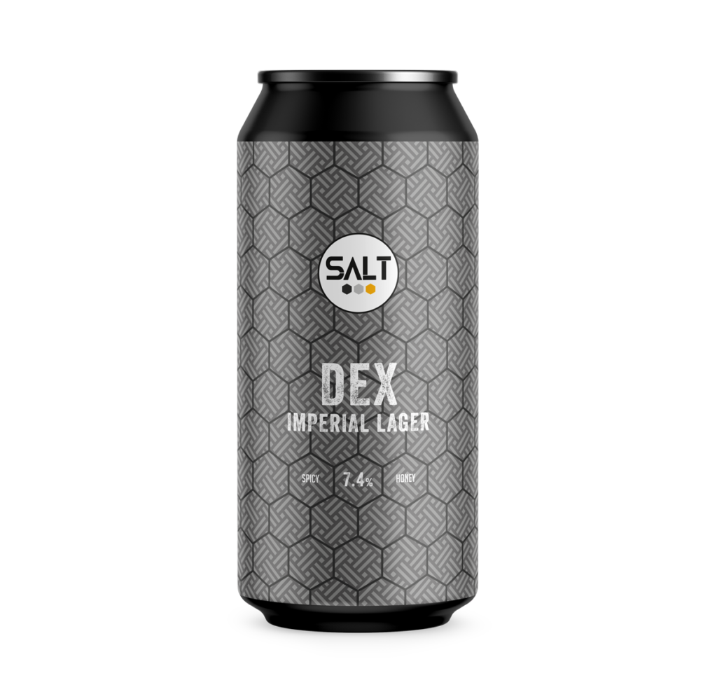 Dex - Salt Beer Factory - Imperial Lager, 7.4%, 440ml Can