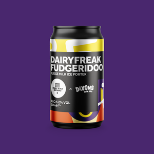 Dairy Freak Fudgeridoo - Magic Rock Brewing X Dixons Milk Ices - Fudge Milk Ice Porter, 5.2%, 330ml Can