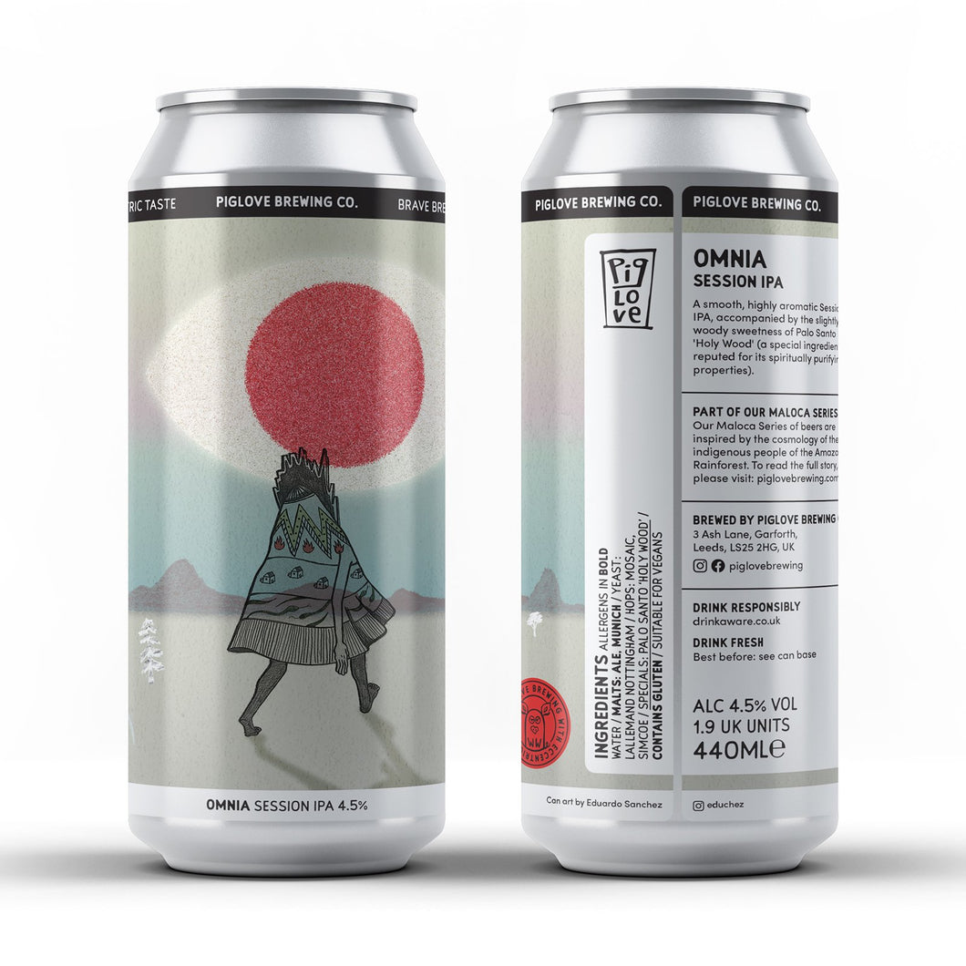 Omnia - Piglove Brewery - Session IPA, 4.5%, 440ml Can