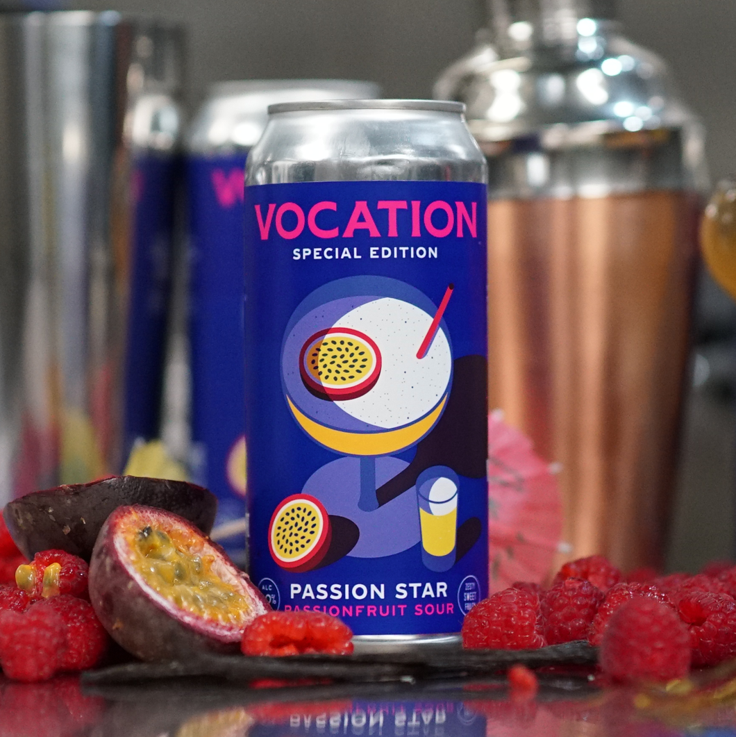 Passion Star - Vocation Brewery - Passionfruit Sour, 5%, 440ml Can