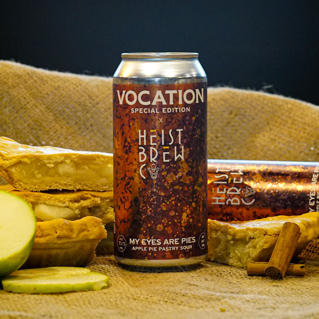 My Eyes Are Pies - Vocation Brewery X Heist Brew Co - Apple Pie Pastry Sour, 7.1%, 440ml Can