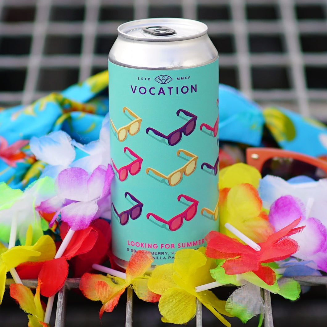Looking For Summer - Vocation Brewery - Raspberry, Passionfruit & Vanilla Pale Ale, 5.5%, 440ml Can