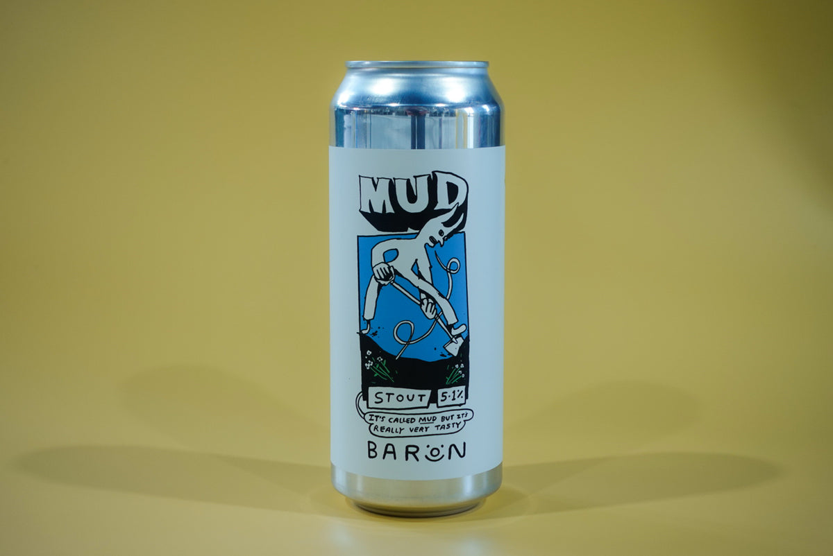 Mud - Baron Brewing - Stout, 5.1%, 500ml Can – Raynville Superstore