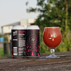 Triple Fruited X Rise Up Fruited Sour - North Brewing Co X Naparbier - Peach & Cherry Sour, 7%, 440ml Can