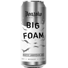 Load image into Gallery viewer, Big Foam - Donzoko Brewing Co - Rustic Lager, 5%, 500ml Can
